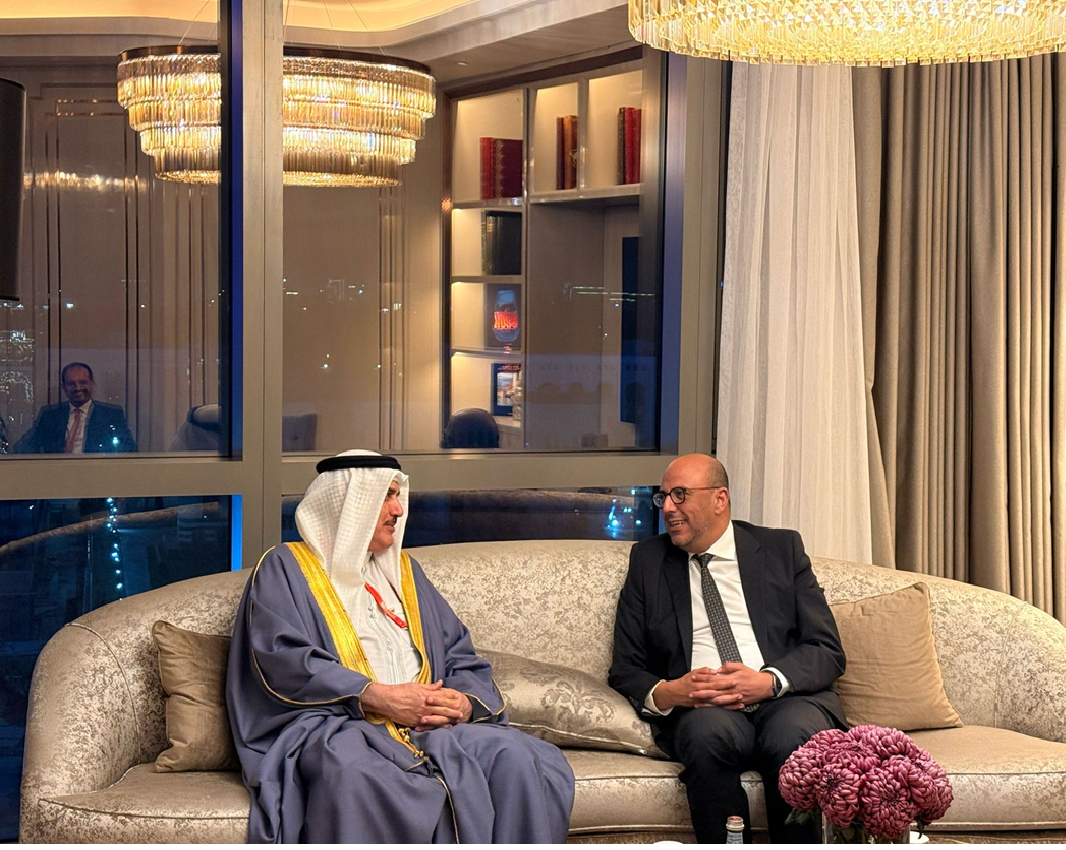 محادثات رئيس مجلس المستشارين السيد محمد ولد الرشيد باوزبكستان مع معالي السيد أحمد بن سلمان المسلم رئيس مجلس النواب البحريني 5 %D8%A9%D9%84%D8%AF