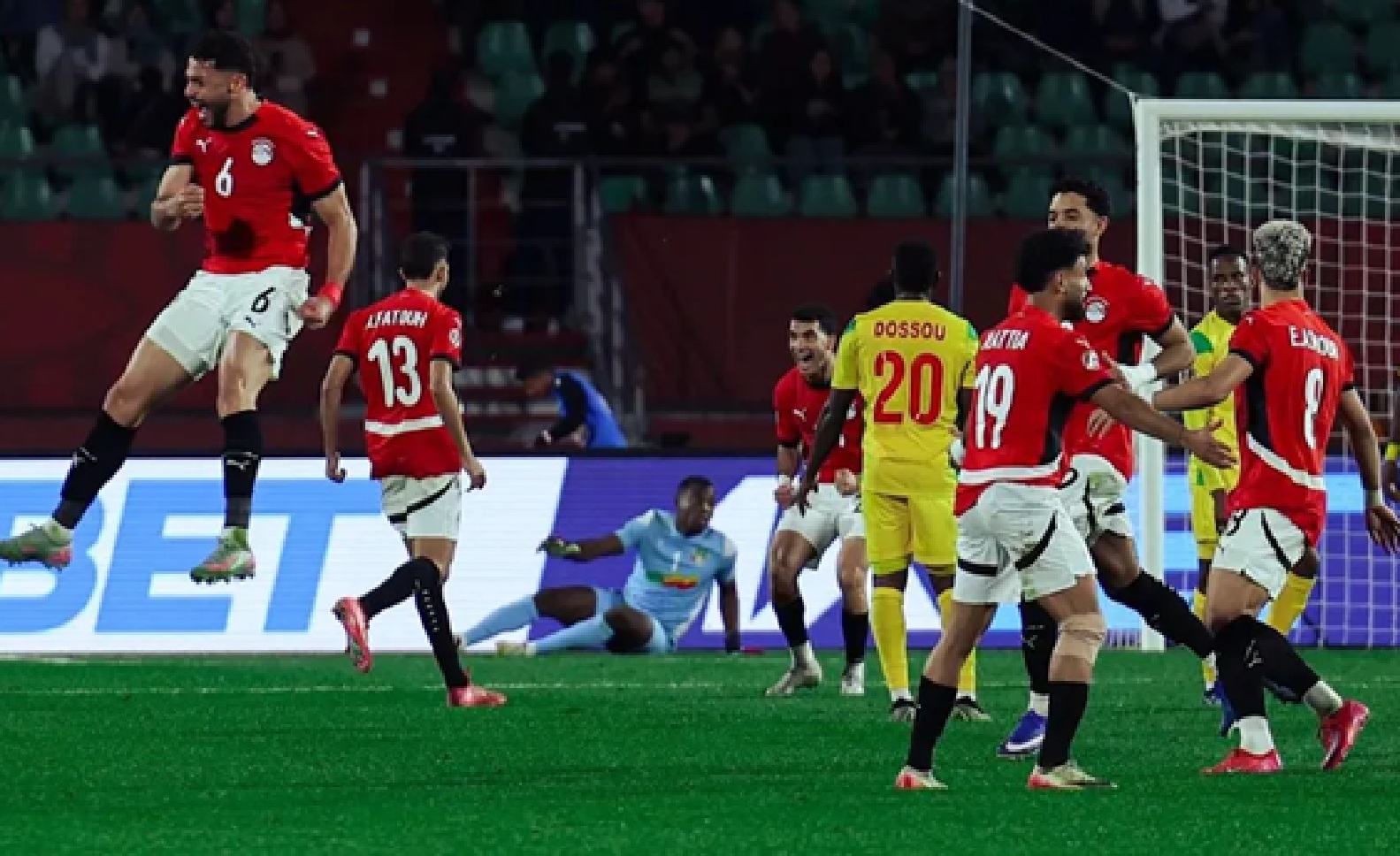 كأس أمم إفريقيا المغرب 2025 :المنتخب المصري يتأهل الى ربع النهاية بعد فوزه على نظيره البينيني بـ (3-1) كأس أمم إفريقيا المغرب 2025 :المنتخب المصري يتأهل الى ربع النهاية بعد فوزه على نظيره البينيني بـ (3-1)