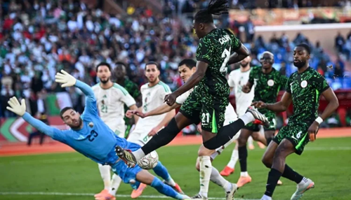 كأس أمم إفريقيا (المغرب – 2025) .. نيجيريا تعبر إلى نصف النهائي على حساب الجزائر بـ (2-0) كأس أمم إفريقيا (المغرب – 2025) .. نيجيريا تعبر إلى نصف النهائي على حساب الجزائر بـ (2-0)