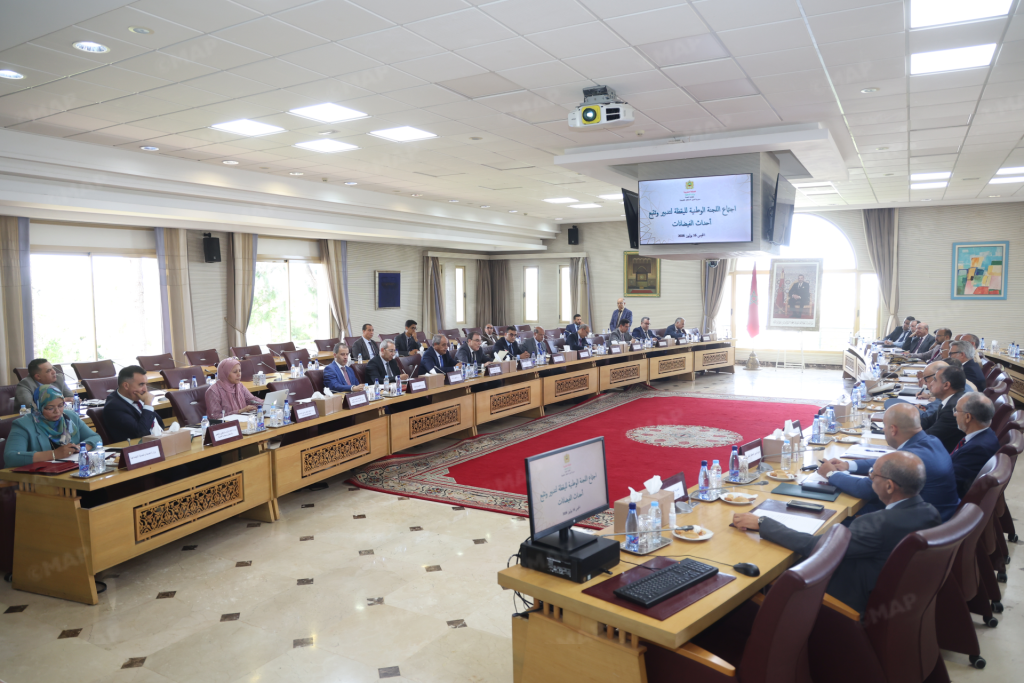 اجتماع للجنة الوطنية لليقظة لتدبير وتتبع أحداث الفيضانات بمقر وزارة الداخلية بالرباط اجتماع للجنة الوطنية لليقظة لتدبير وتتبع أحداث الفيضانات بمقر وزارة الداخلية بالرباط