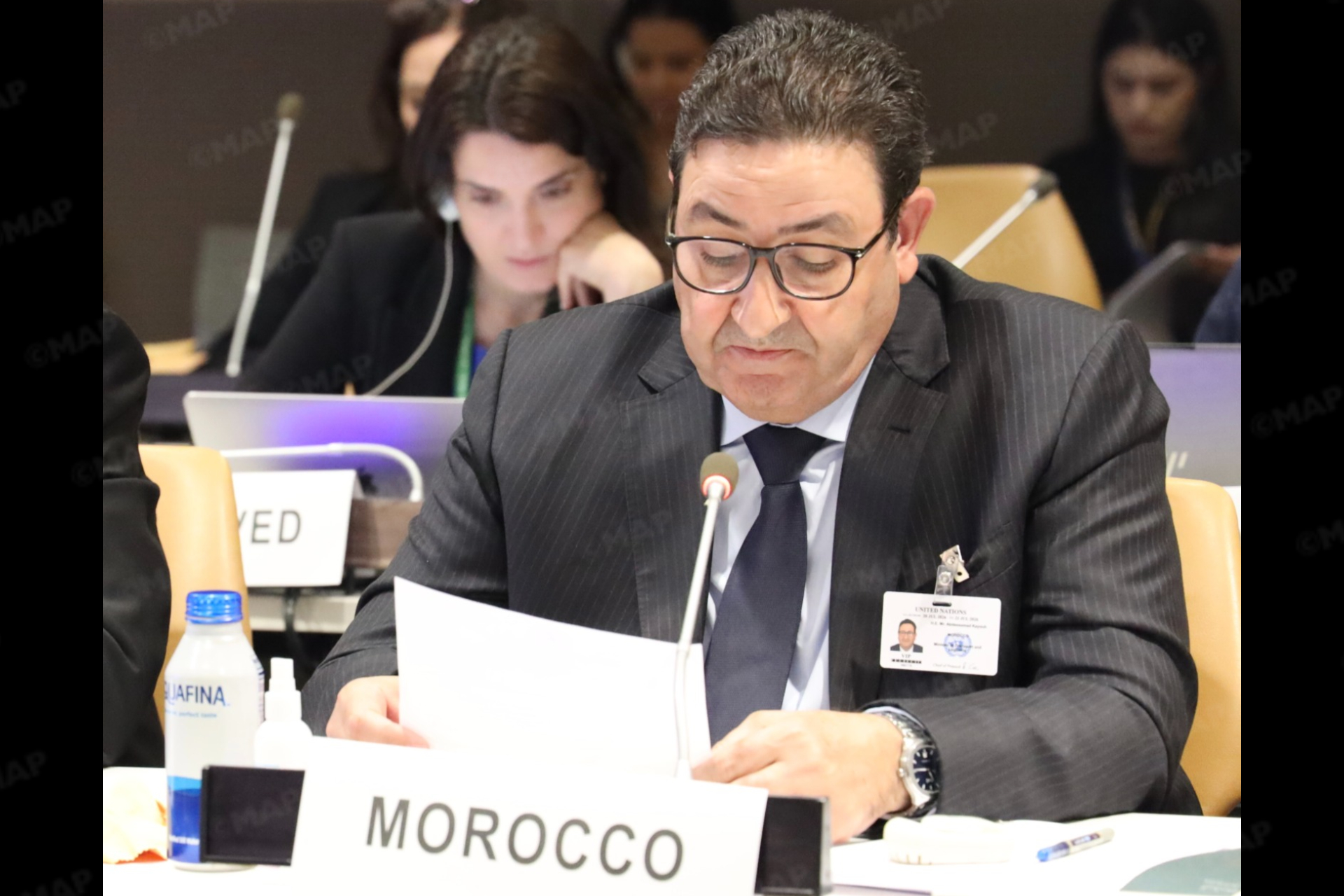 قيوح يسلط الضوء بالأمم المتحدة على ريادة المغرب في مجال السلامة الطرقية بفضل الرؤية المستنيرة لجلالة الملك قيوح يسلط الضوء بالأمم المتحدة على ريادة المغرب في مجال السلامة الطرقية بفضل الرؤية المستنيرة لجلالة الملك